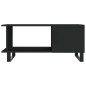 vidaXL Couchtisch Schwarz 90x50x40 cm Holzwerkstoff vidaXL Couchtisch Schwarz 90x50x40 cm Holzwerkstoff