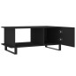 vidaXL Couchtisch Schwarz 90x50x40 cm Holzwerkstoff vidaXL Couchtisch Schwarz 90x50x40 cm Holzwerkstoff