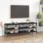 vidaXL TV-Schrank Schwarz 140x40x50 cm Holzwerkstoff vidaXL TV-Schrank Schwarz 140x40x50 cm Holzwerkstoff