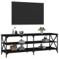 vidaXL TV-Schrank Schwarz 140x40x50 cm Holzwerkstoff vidaXL TV-Schrank Schwarz 140x40x50 cm Holzwerkstoff