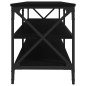 vidaXL TV-Schrank Schwarz 140x40x50 cm Holzwerkstoff vidaXL TV-Schrank Schwarz 140x40x50 cm Holzwerkstoff