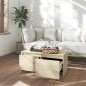 vidaXL Couchtisch Sonoma-Eiche 90x50x41,5 cm Holzwerkstoff vidaXL Couchtisch Sonoma-Eiche 90x50x41,5 cm Holzwerkstoff