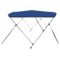 vidaXL 3-Bow Bimini Top Blau 183x160x137 cm vidaXL 3-Bow Bimini Top Blau 183x160x137 cm