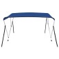 vidaXL 3-Bow Bimini Top Blau 183x160x137 cm vidaXL 3-Bow Bimini Top Blau 183x160x137 cm