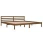 vidaXL Massivholzbett Kiefer 200x200 cm Honigbraun vidaXL Massivholzbett Kiefer 200x200 cm Honigbraun
