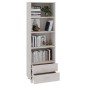 vidaXL Highboard HAMAR Weiß 60x35x180 cm Massivholz Kiefer vidaXL Highboard HAMAR Weiß 60x35x180 cm Massivholz Kiefer