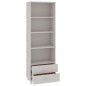 vidaXL Highboard HAMAR Weiß 60x35x180 cm Massivholz Kiefer vidaXL Highboard HAMAR Weiß 60x35x180 cm Massivholz Kiefer