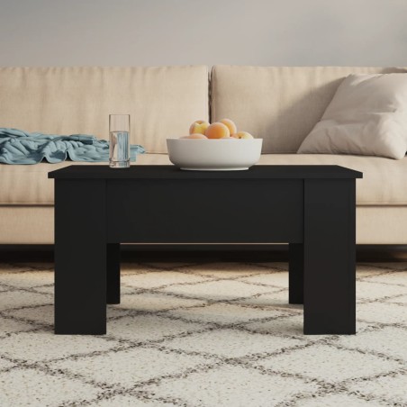 vidaXL Couchtisch Schwarz 79x49x41 cm Holzwerkstoff