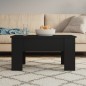 vidaXL Couchtisch Schwarz 79x49x41 cm Holzwerkstoff vidaXL Couchtisch Schwarz 79x49x41 cm Holzwerkstoff