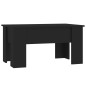 vidaXL Couchtisch Schwarz 79x49x41 cm Holzwerkstoff vidaXL Couchtisch Schwarz 79x49x41 cm Holzwerkstoff