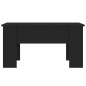 vidaXL Couchtisch Schwarz 79x49x41 cm Holzwerkstoff vidaXL Couchtisch Schwarz 79x49x41 cm Holzwerkstoff