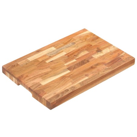 vidaXL Hackblock 50x35x4 cm Akazie Massivholz  