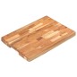 vidaXL Hackblock 50x35x4 cm Akazie Massivholz vidaXL Hackblock 50x35x4 cm Akazie Massivholz