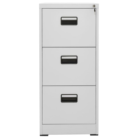 vidaXL Aktenschrank Hellgrau 46x62x102,5 cm Stahl