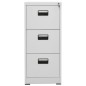 vidaXL Aktenschrank Hellgrau 46x62x102,5 cm Stahl vidaXL Aktenschrank Hellgrau 46x62x102,5 cm Stahl
