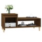 vidaXL Couchtisch Braun Eichen-Optik 100x50x45 cm Holzwerkstoff
