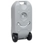 vidaXL Camping-Wassertank mit Rollen 40 L Grau vidaXL Camping-Wassertank mit Rollen 40 L Grau