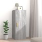 vidaXL Wandschrank Grau Sonoma 34,5x34x90 cm Holzwerkstoff vidaXL Wandschrank Grau Sonoma 34,5x34x90 cm Holzwerkstoff