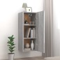 vidaXL Wandschrank Grau Sonoma 34,5x34x90 cm Holzwerkstoff vidaXL Wandschrank Grau Sonoma 34,5x34x90 cm Holzwerkstoff