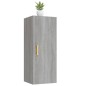 vidaXL Wandschrank Grau Sonoma 34,5x34x90 cm Holzwerkstoff vidaXL Wandschrank Grau Sonoma 34,5x34x90 cm Holzwerkstoff