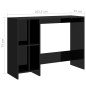 vidaXL Computertisch Hochglanz-Schwarz 102,5x35x75 cm Holzwerkstoff vidaXL Computertisch Hochglanz-Schwarz 102,5x35x75 cm Holzwerkstoff