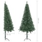 vidaXL Künstlicher Eck-Weihnachtsbaum Grün 150 cm PVC vidaXL Künstlicher Eck-Weihnachtsbaum Grün 150 cm PVC