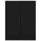 Highboard Schwarz 69,5x34x180 cm Holzwerkstoff Highboard Schwarz 69,5x34x180 cm Holzwerkstoff