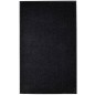 vidaXL Türmatte Schwarz 117x220 cm PVC vidaXL Türmatte Schwarz 117x220 cm PVC