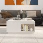 vidaXL Couchtisch Weiß 80x81x36,5 cm Massivholz Kiefer vidaXL Couchtisch Weiß 80x81x36,5 cm Massivholz Kiefer
