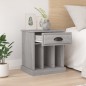 vidaXL Nachttische 2 Stk. Grau Sonoma 43x36x50 cm vidaXL Nachttische 2 Stk. Grau Sonoma 43x36x50 cm