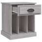 vidaXL Nachttische 2 Stk. Grau Sonoma 43x36x50 cm vidaXL Nachttische 2 Stk. Grau Sonoma 43x36x50 cm