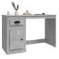 vidaXL Schreibtisch mit Schublade Betongrau 115x50x75 cm Holzwerkstoff vidaXL Schreibtisch mit Schublade Betongrau 115x50x75 cm Holzwerkstoff