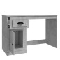 vidaXL Schreibtisch mit Schublade Betongrau 115x50x75 cm Holzwerkstoff vidaXL Schreibtisch mit Schublade Betongrau 115x50x75 cm Holzwerkstoff