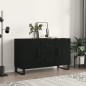 vidaXL Sideboard Schwarz 100x36x60 cm Holzwerkstoff vidaXL Sideboard Schwarz 100x36x60 cm Holzwerkstoff