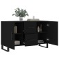 vidaXL Sideboard Schwarz 100x36x60 cm Holzwerkstoff vidaXL Sideboard Schwarz 100x36x60 cm Holzwerkstoff