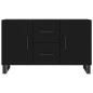 vidaXL Sideboard Schwarz 100x36x60 cm Holzwerkstoff vidaXL Sideboard Schwarz 100x36x60 cm Holzwerkstoff