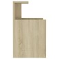 vidaXL Nachttische 2 Stk. Sonoma-Eiche 40x35x60 cm Holzwerkstoff vidaXL Nachttische 2 Stk. Sonoma-Eiche 40x35x60 cm Holzwerkstoff