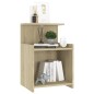 vidaXL Nachttische 2 Stk. Sonoma-Eiche 40x35x60 cm Holzwerkstoff vidaXL Nachttische 2 Stk. Sonoma-Eiche 40x35x60 cm Holzwerkstoff