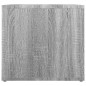 vidaXL Nachttisch Grau Sonoma 41x40x36 cm Holzwerkstoff vidaXL Nachttisch Grau Sonoma 41x40x36 cm Holzwerkstoff