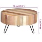 vidaXL Couchtisch Altholz Massiv vidaXL Couchtisch Altholz Massiv