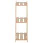 vidaXL Lagerregal mit 3 Böden 80x28,5x90 cm Massivholz Kiefer vidaXL Lagerregal mit 3 Böden 80x28,5x90 cm Massivholz Kiefer