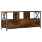 vidaXL TV-Schrank Räuchereiche 102x33x45 cm Holzwerkstoff & Eisen vidaXL TV-Schrank Räuchereiche 102x33x45 cm Holzwerkstoff & Eisen