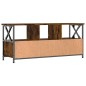 vidaXL TV-Schrank Räuchereiche 102x33x45 cm Holzwerkstoff & Eisen vidaXL TV-Schrank Räuchereiche 102x33x45 cm Holzwerkstoff & Eisen