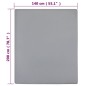 vidaXL Spannbettlaken 2 Stk. Jersey Grau 140x200 cm Baumwolle vidaXL Spannbettlaken 2 Stk. Jersey Grau 140x200 cm Baumwolle