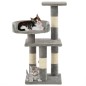 vidaXL Katzen-Kratzbaum mit Sisal-Kratzsäulen 65 cm Grau vidaXL Katzen-Kratzbaum mit Sisal-Kratzsäulen 65 cm Grau