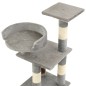 vidaXL Katzen-Kratzbaum mit Sisal-Kratzsäulen 65 cm Grau vidaXL Katzen-Kratzbaum mit Sisal-Kratzsäulen 65 cm Grau
