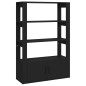 vidaXL Sideboard Schwarz 80x30x119,5 cm Holzwerkstoff vidaXL Sideboard Schwarz 80x30x119,5 cm Holzwerkstoff