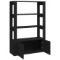 vidaXL Sideboard Schwarz 80x30x119,5 cm Holzwerkstoff vidaXL Sideboard Schwarz 80x30x119,5 cm Holzwerkstoff