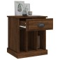 vidaXL Nachttische 2 Stk. Braun Eichen-Optik 43x36x50 cm vidaXL Nachttische 2 Stk. Braun Eichen-Optik 43x36x50 cm