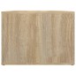 vidaXL Couchtisch Sonoma-Eiche 80x50x36 cm Holzwerkstoff vidaXL Couchtisch Sonoma-Eiche 80x50x36 cm Holzwerkstoff